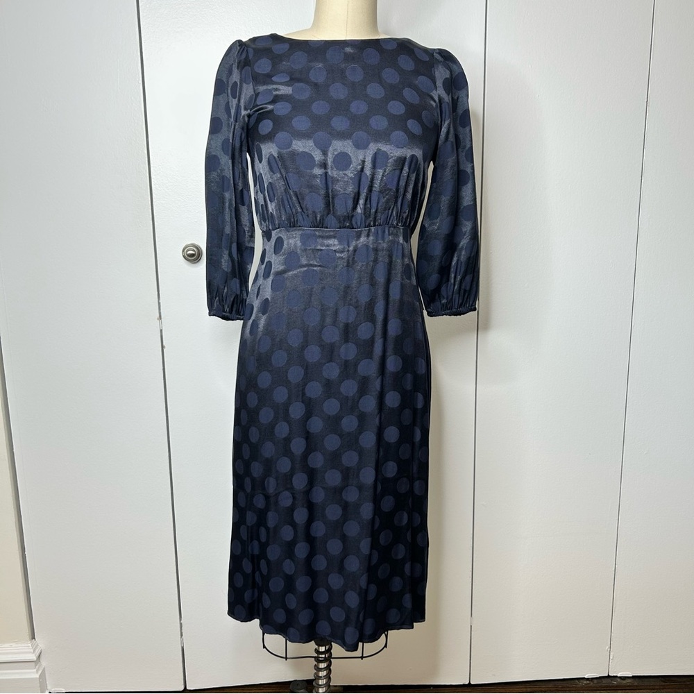 NWT Express Polka Dot Midi Dress